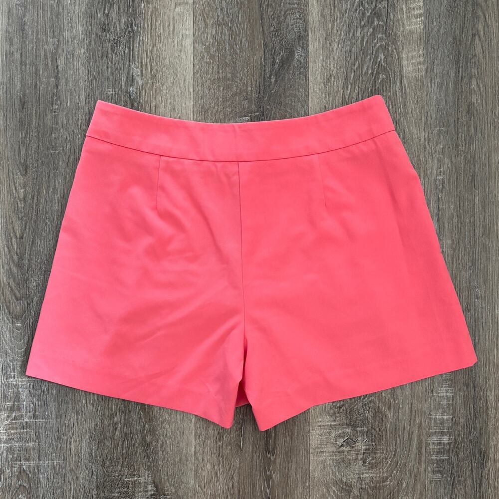 Trina Turk Pleated Shorts in Pink - Size: 6 - Picture 3 of 8